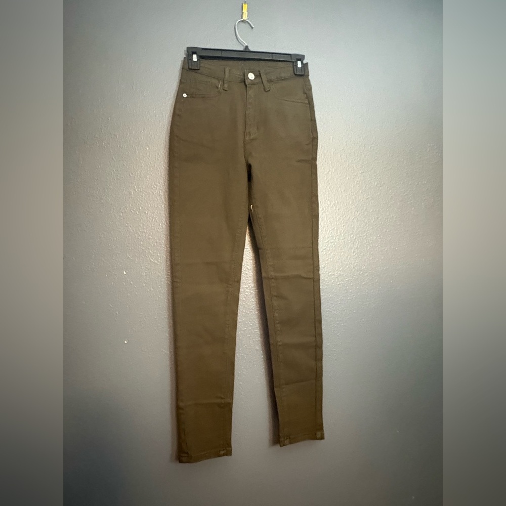 Olive Green Skinny Jeans